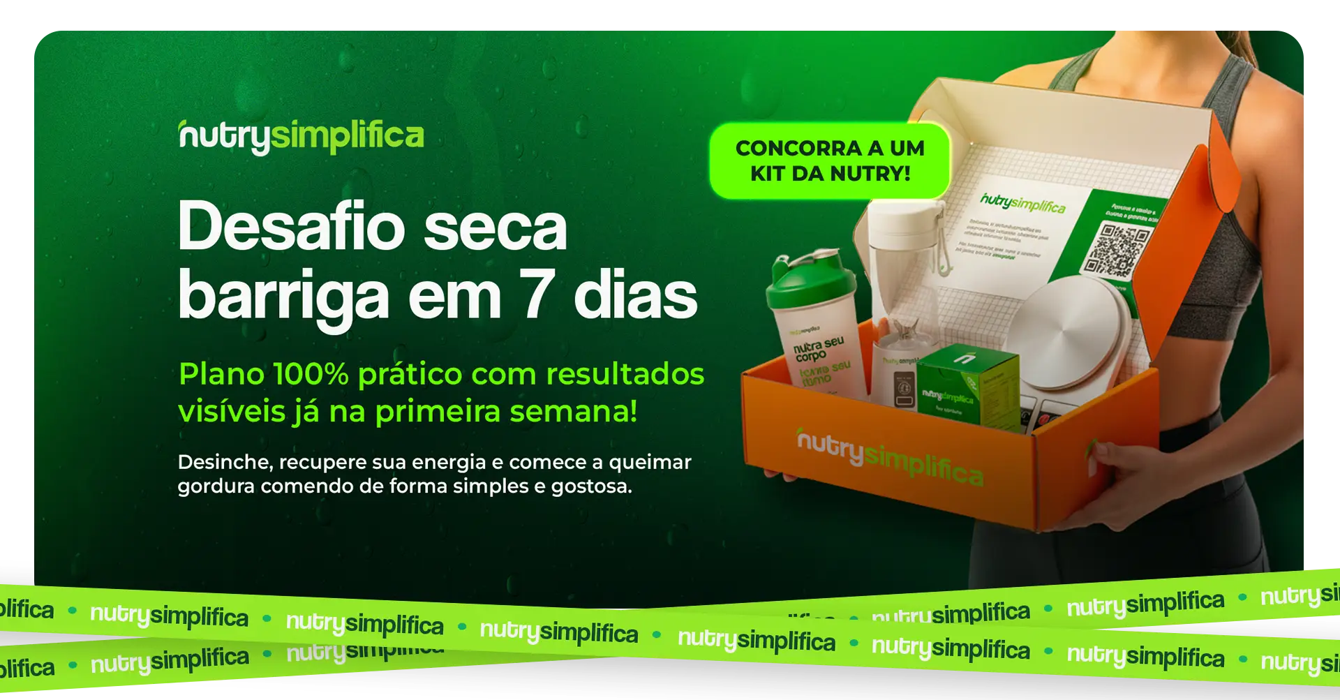 Cupom de sorteio Nutry Simplifica